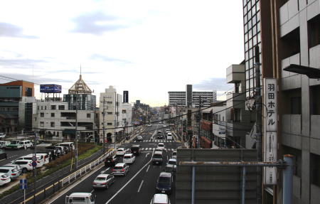 千葉都市モノレール県庁前駅より延伸方面を見る