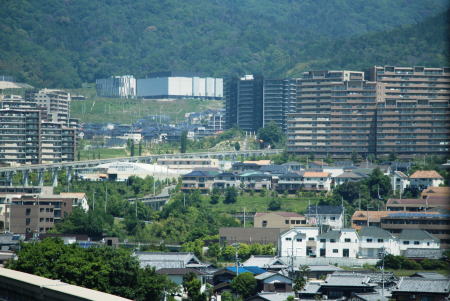 開発の進む彩都西地区