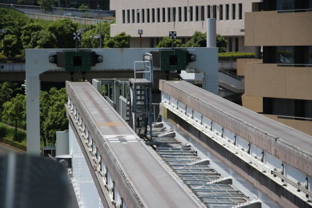 多摩センター駅軌道末端部分