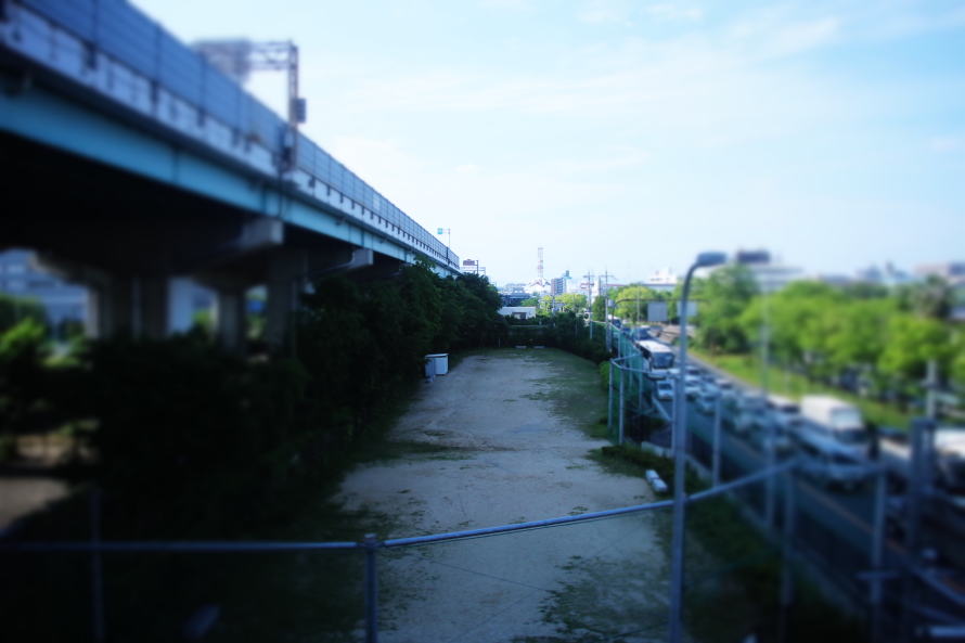 大阪モノレール延伸新設駅鴻池新田駅建設予定位置