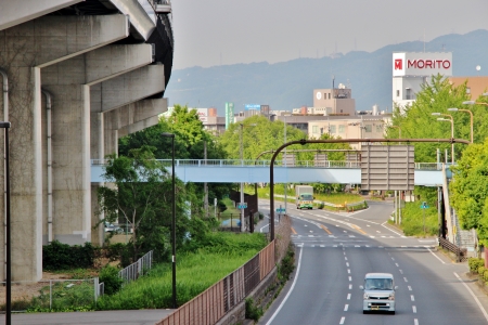 大阪モノレール緑地帯の終点