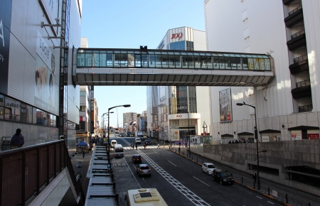 多摩モノレール町田延伸ルート上における町田駅設置想定位置