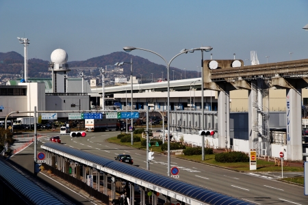 大阪モノレール大阪空港駅の軌道末端全体写真