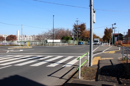 木曽団地南交差点までやってきた。