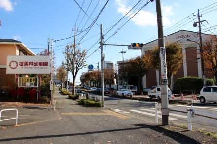 多摩モノレール延伸ルート町田駅方向を見る