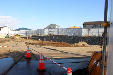 工事が進められる新町田街道