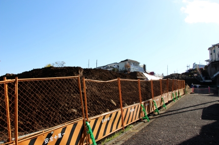 新町田街道旭町陸橋の工事風景