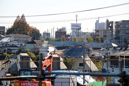 旭町陸橋を遠めより撮影