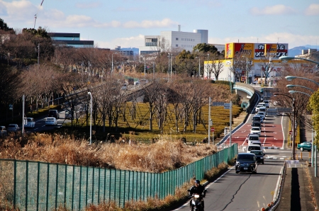 多摩モノレール延伸ルート唐木田駅方向