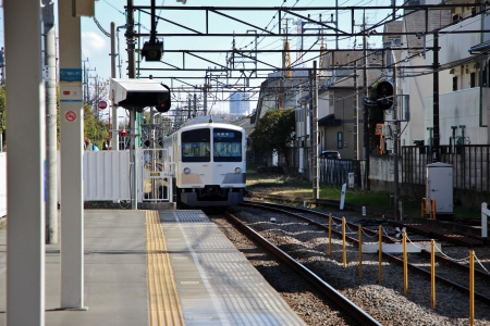 多摩モノレール是政ルートの終点となる西武多摩川線是政駅