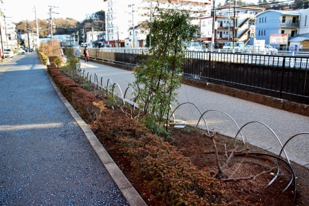 向ヶ丘遊園モノレール廃線跡の歩道