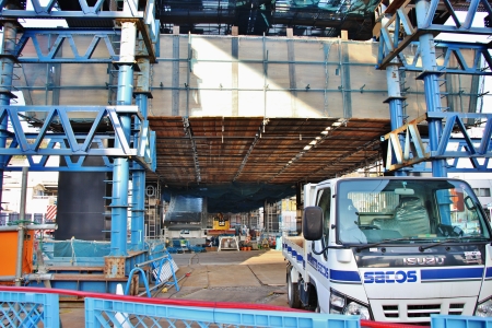 シーサイドライン新金沢八景駅駅舎下部工