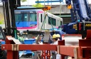 大阪モノレール新型車両の軸ピン