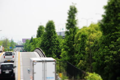 大阪モノレール南伸車庫の2015年時点の様子