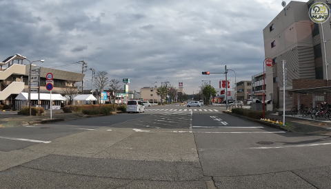 多摩モノレール羽村秋川延伸ルート駅前大通り