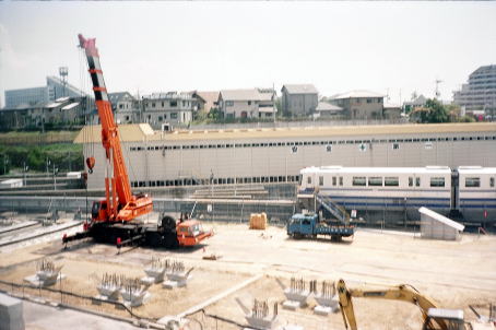 大阪モノレール 車両基地建設