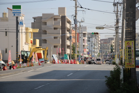 石嶺駅〜経塚駅 延伸区間工事の様子