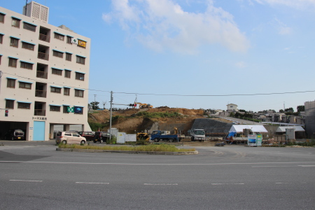 経塚駅建設予定位置付近